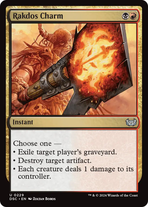Rakdos Charm [Duskmourn: House of Horror Commander] - MTG Single