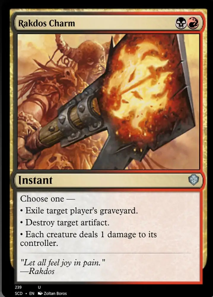 Rakdos Charm [Starter Commander Decks] - MTG Single