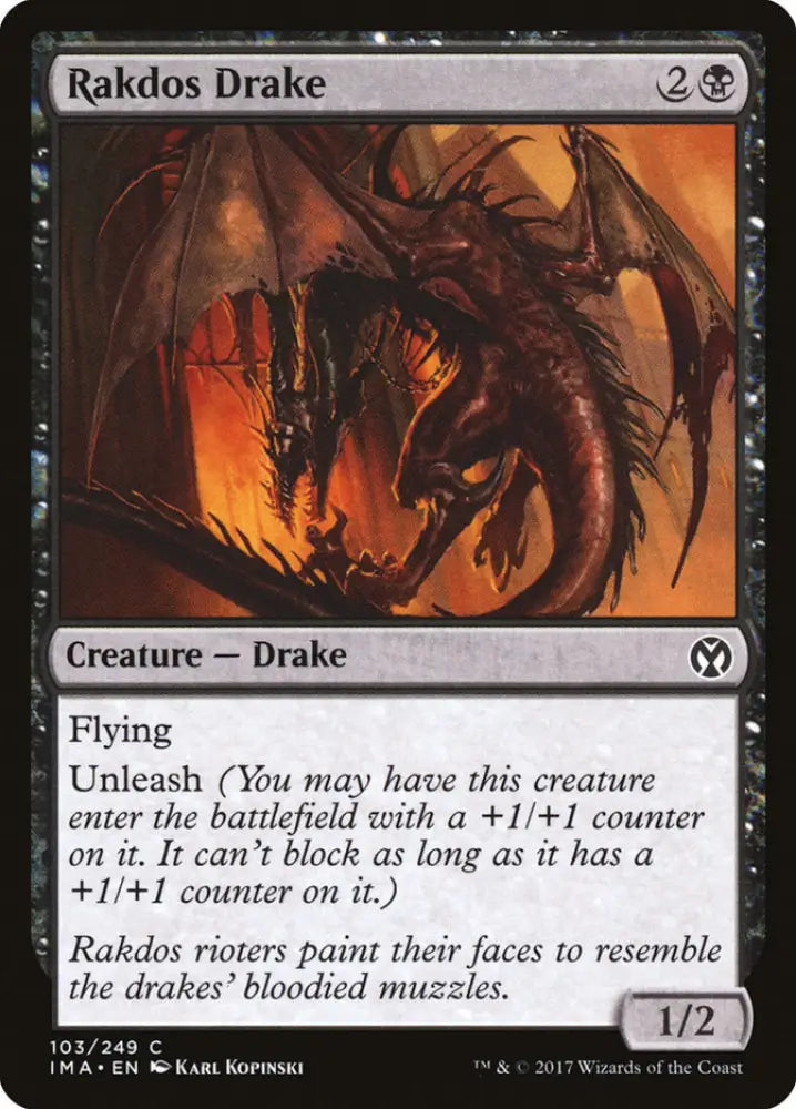 Rakdos Drake [Iconic Masters] - MTG Single