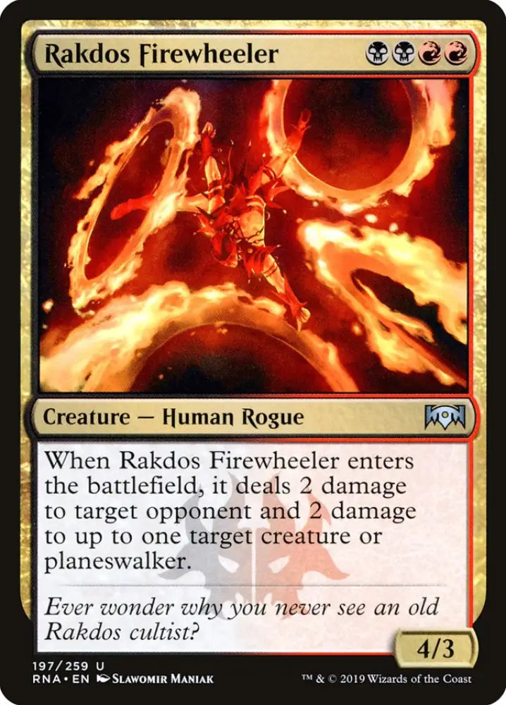 Rakdos Firewheeler [Ravnica Allegiance] - MTG Single