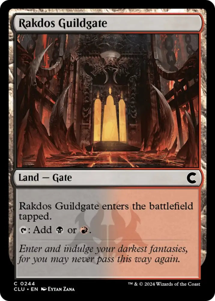 Rakdos Guildgate [Ravnica: Clue Edition] - MTG Single