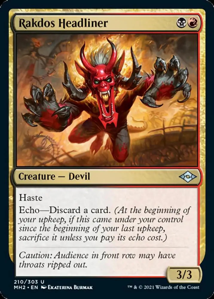 Rakdos Headliner [Modern Horizons 2] - MTG Single