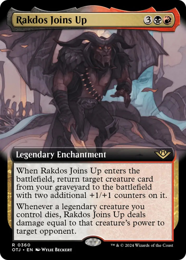 Rakdos Joins Up (Extended Art) [Outlaws of Thunder Junction] - MTG Single