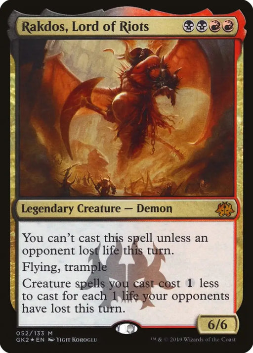 Rakdos Lord of Riots [Ravnica Allegiance Guild Kit] - MTG Single