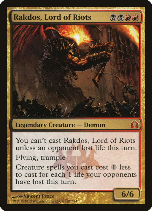 Rakdos Lord of Riots [Return to Ravnica] - MTG Single