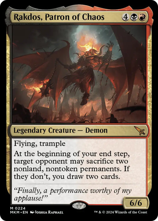 Rakdos Patron of Chaos [Murders at Karlov Manor] - MTG Single