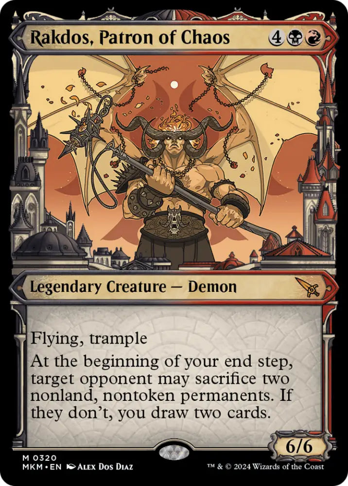 Rakdos Patron of Chaos (Showcase) (0320) [Murders at Karlov Manor] - MTG Single