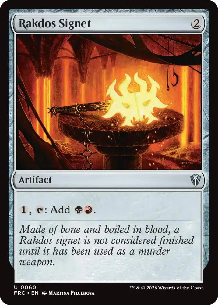 Rakdos Signet (60) [Reality Fracture Commander]
