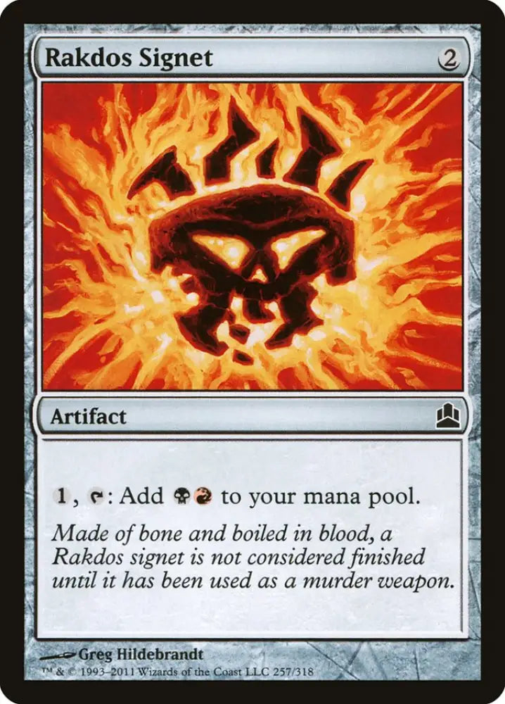 Rakdos Signet [Commander 2011] - MTG Single