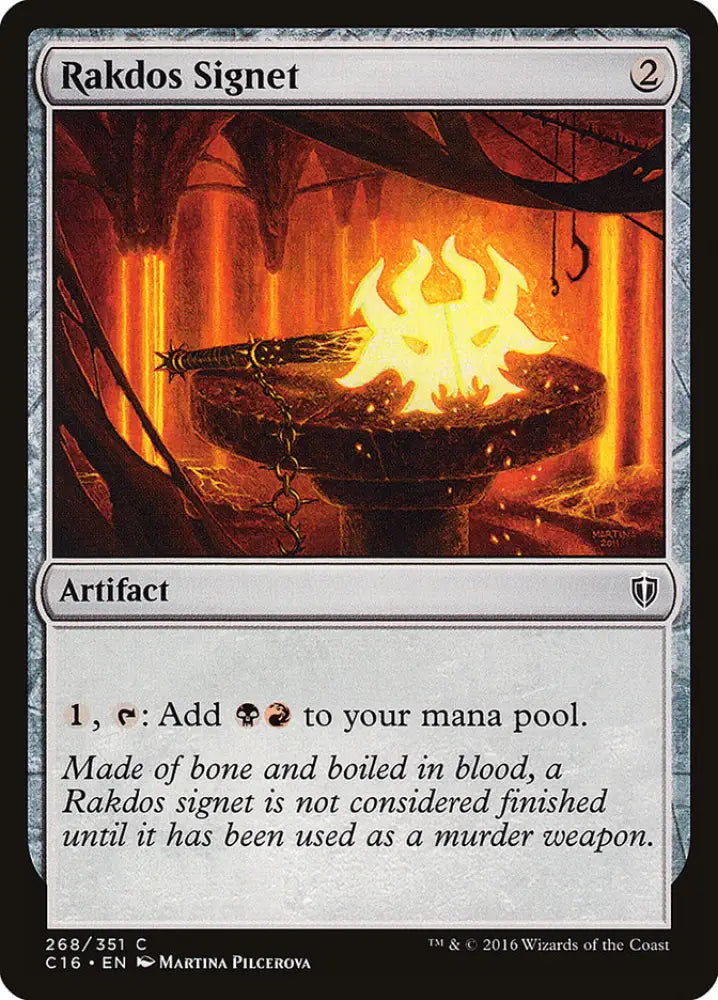 Rakdos Signet [Commander 2016] - MTG Single