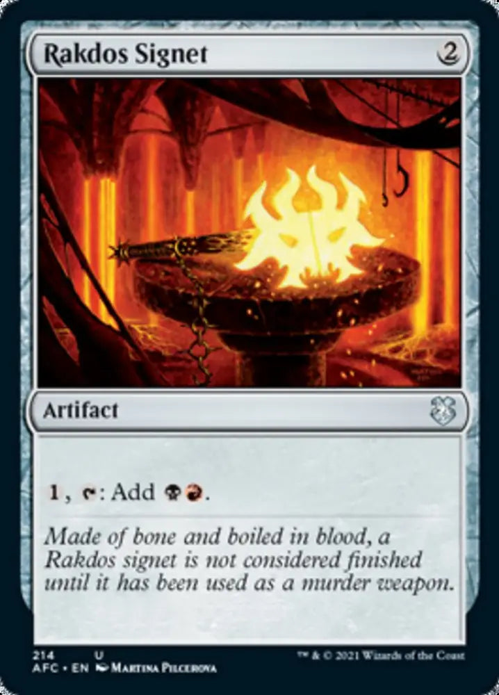 Rakdos Signet [Dungeons & Dragons: Adventures in the Forgotten Realms Commander] - MTG Single