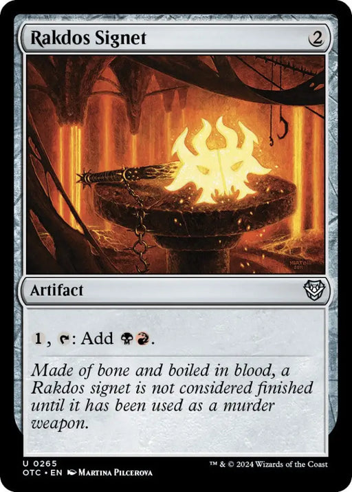 Rakdos Signet [Outlaws of Thunder Junction Commander] - MTG Single