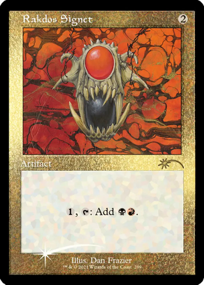 Rakdos Signet (Retro) (Foil Etched) [Secret Lair Drop Series] - MTG Single