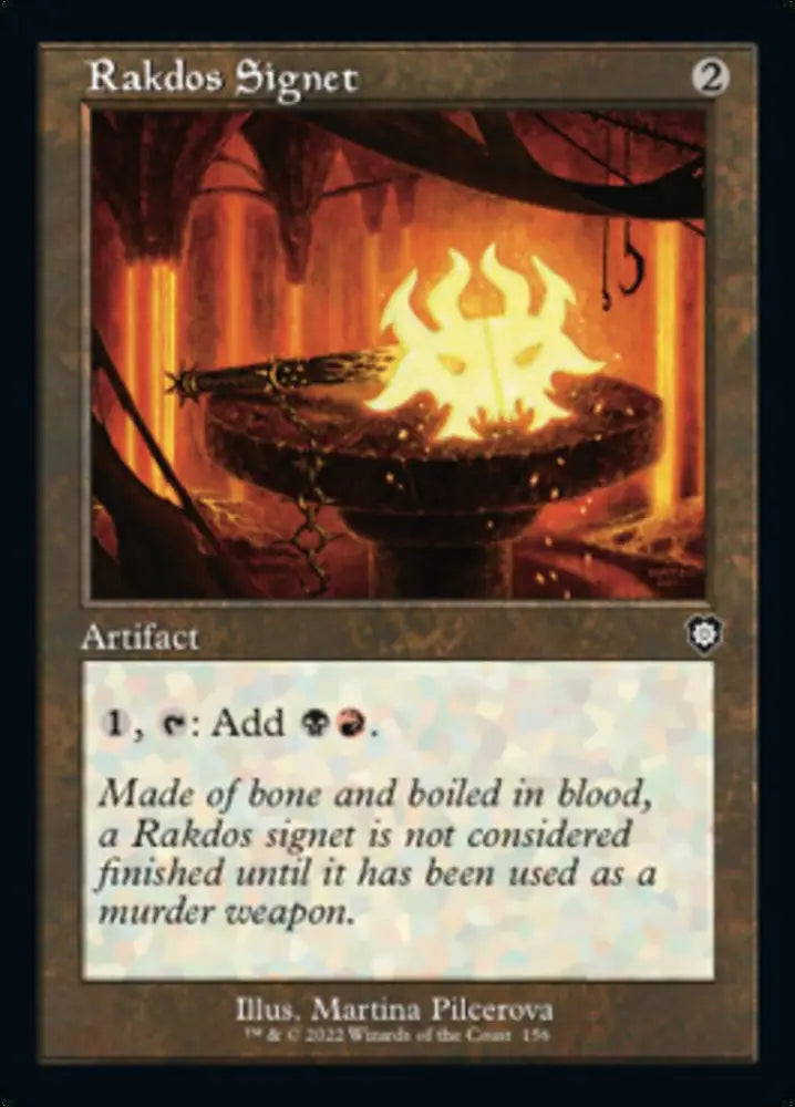 Rakdos Signet (Retro) [The Brothers’ War Commander] - MTG Single
