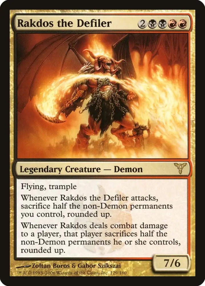 Rakdos the Defiler [Dissension] - MTG Single