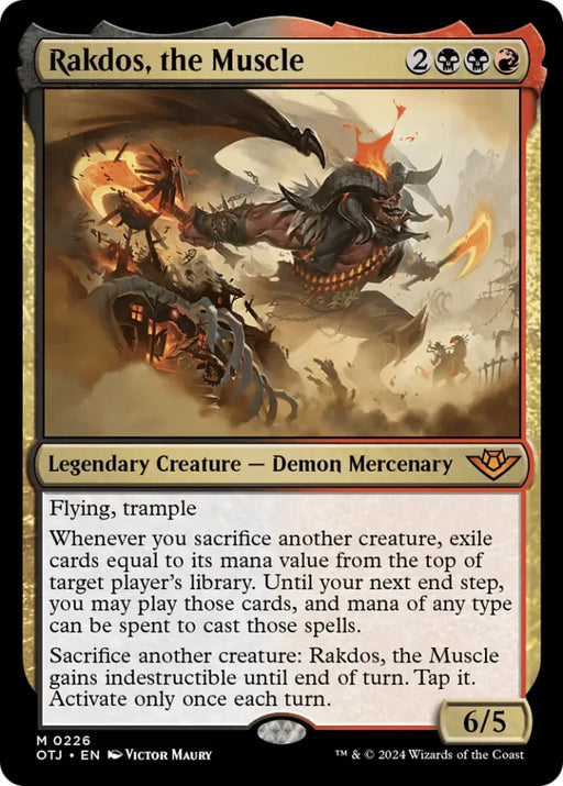 Rakdos the Muscle [Outlaws of Thunder Junction] - MTG Single