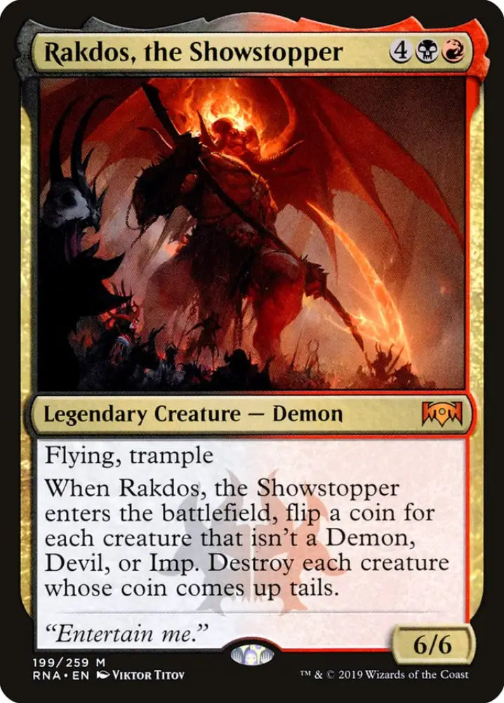 Rakdos the Showstopper [Ravnica Allegiance] - MTG Single