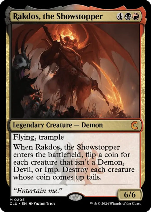Rakdos the Showstopper [Ravnica: Clue Edition] - MTG Single