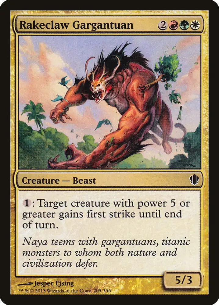 Rakeclaw Gargantuan [Commander 2013] - MTG Single