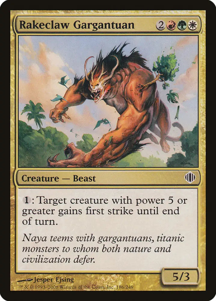 Rakeclaw Gargantuan [Shards of Alara] - MTG Single