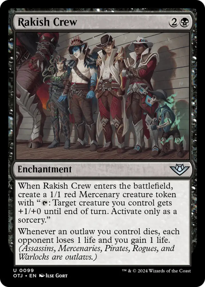 Rakish Crew [Outlaws of Thunder Junction] - MTG Single