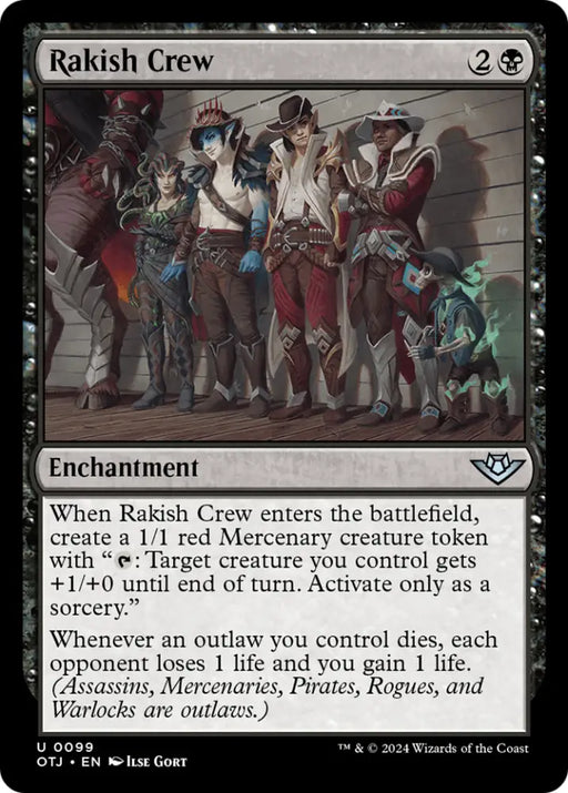 Rakish Crew [Outlaws of Thunder Junction] - MTG Single