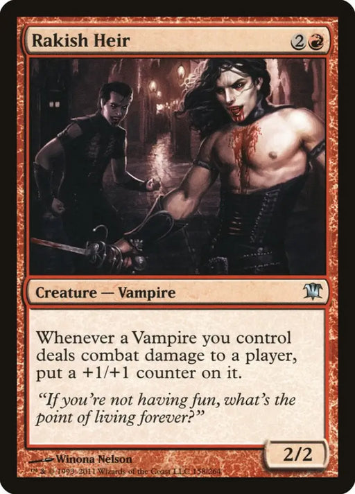 Rakish Heir [Innistrad] - MTG Single