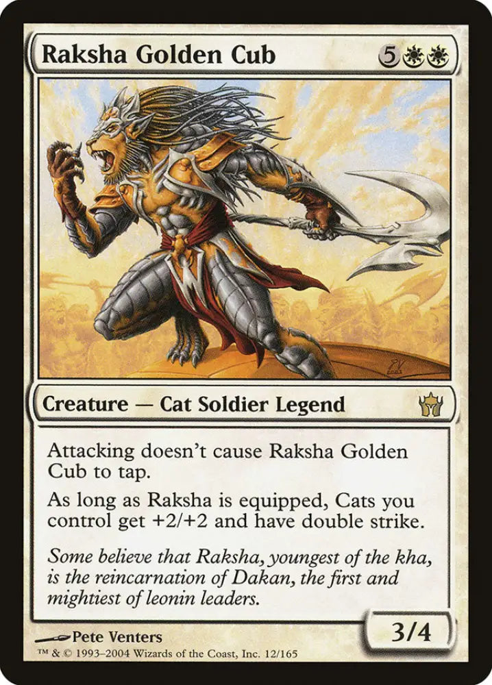 Raksha Golden Cub [Fifth Dawn] - MTG Single