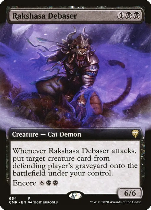 Rakshasa Debaser (Extended Art) [Commander Legends] - MTG Single