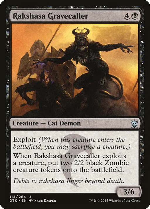Rakshasa Gravecaller [Dragons of Tarkir] - MTG Single