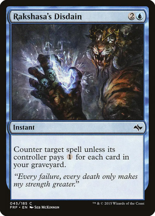 Rakshasa’s Disdain [Fate Reforged] - MTG Single