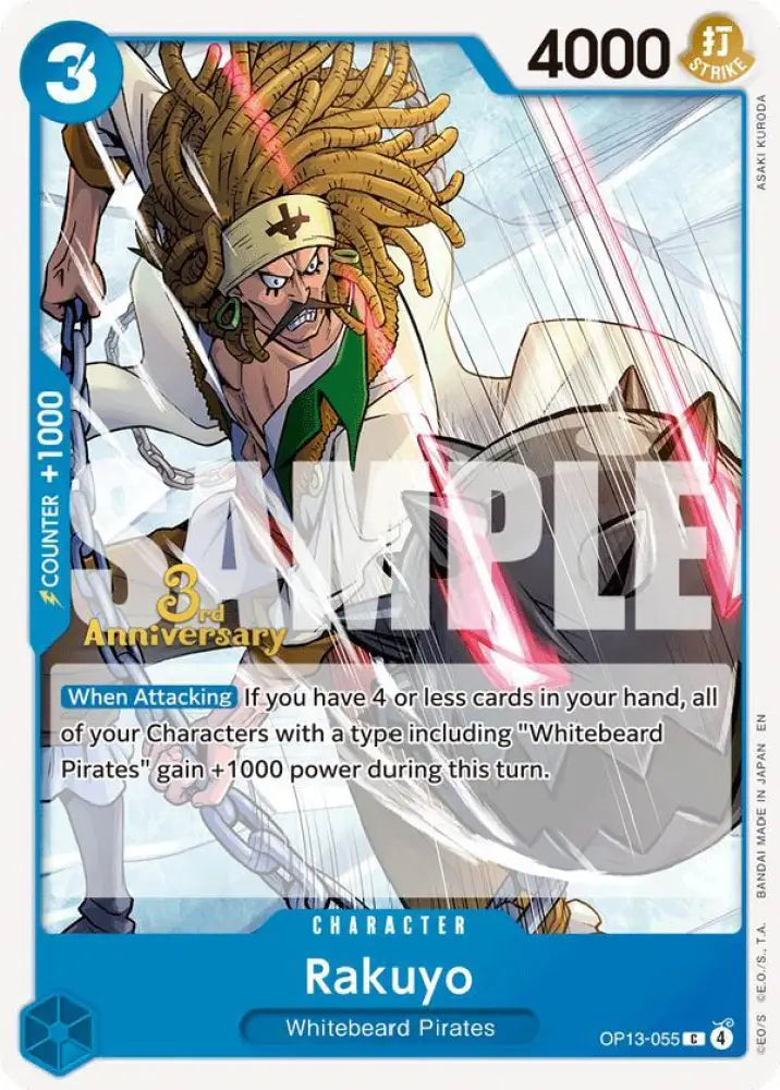 Rakuyo (OP13-055) [Carrying On His Will: 3rd Anniversary Tournament Cards]