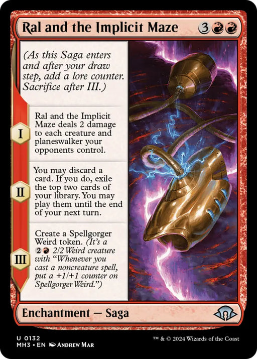 Ral and the Implicit Maze [Modern Horizons 3] - MTG Single