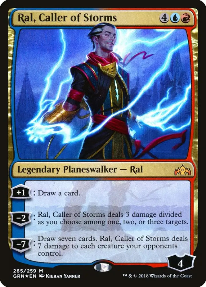 Ral Caller of Storms [Guilds of Ravnica] - MTG Single
