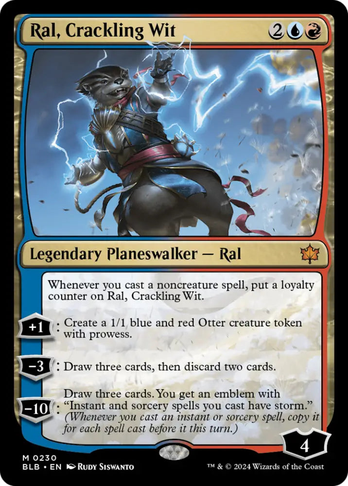 Ral Crackling Wit [Bloomburrow] - MTG Single