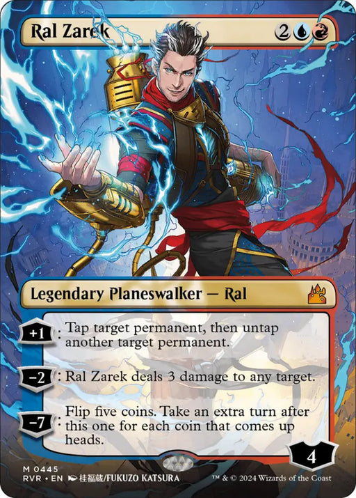 Ral Zarek (Anime Borderless) [Ravnica Remastered] - MTG Single