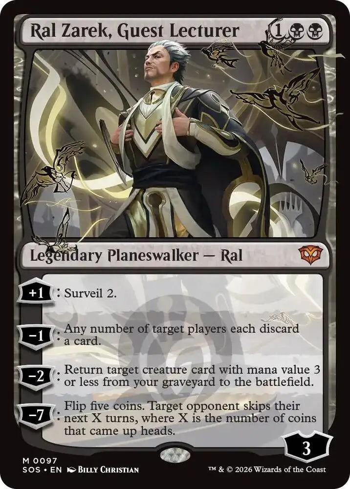 Ral Zarek, Guest Lecturer (97) [Secrets of Strixhaven Promos]