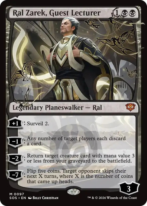 Ral Zarek, Guest Lecturer (97) [Secrets of Strixhaven Promos]