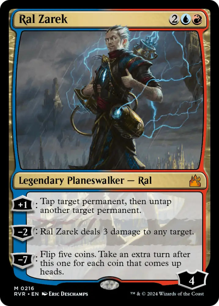 Ral Zarek [Ravnica Remastered] - MTG Single