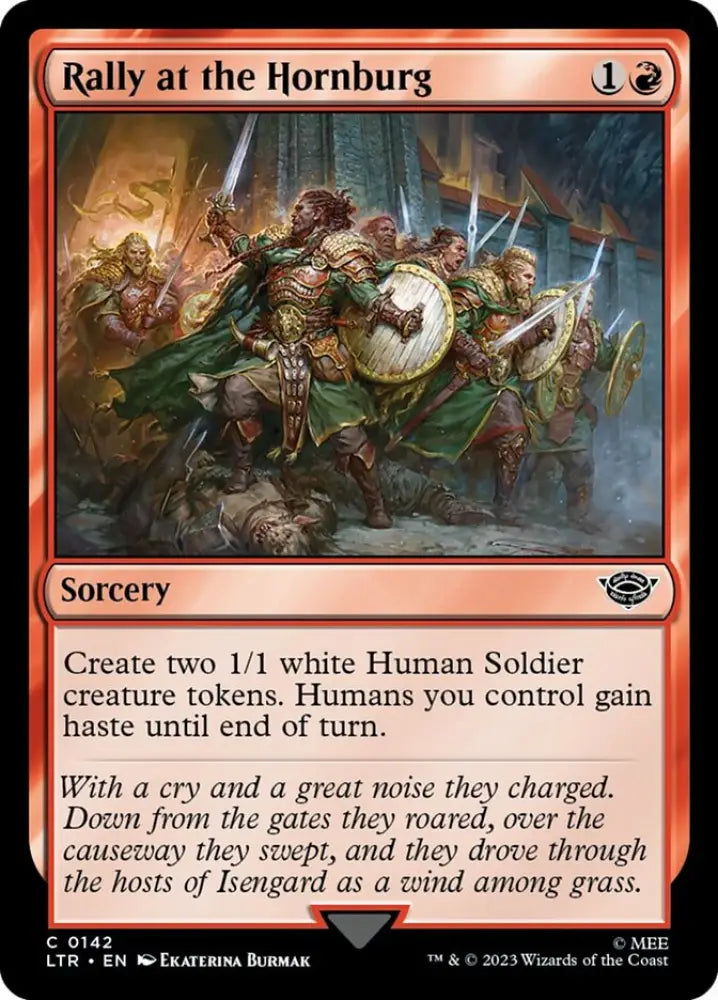 Rally at the Hornburg [The Lord of the Rings: Tales of Middle-Earth] - MTG Single