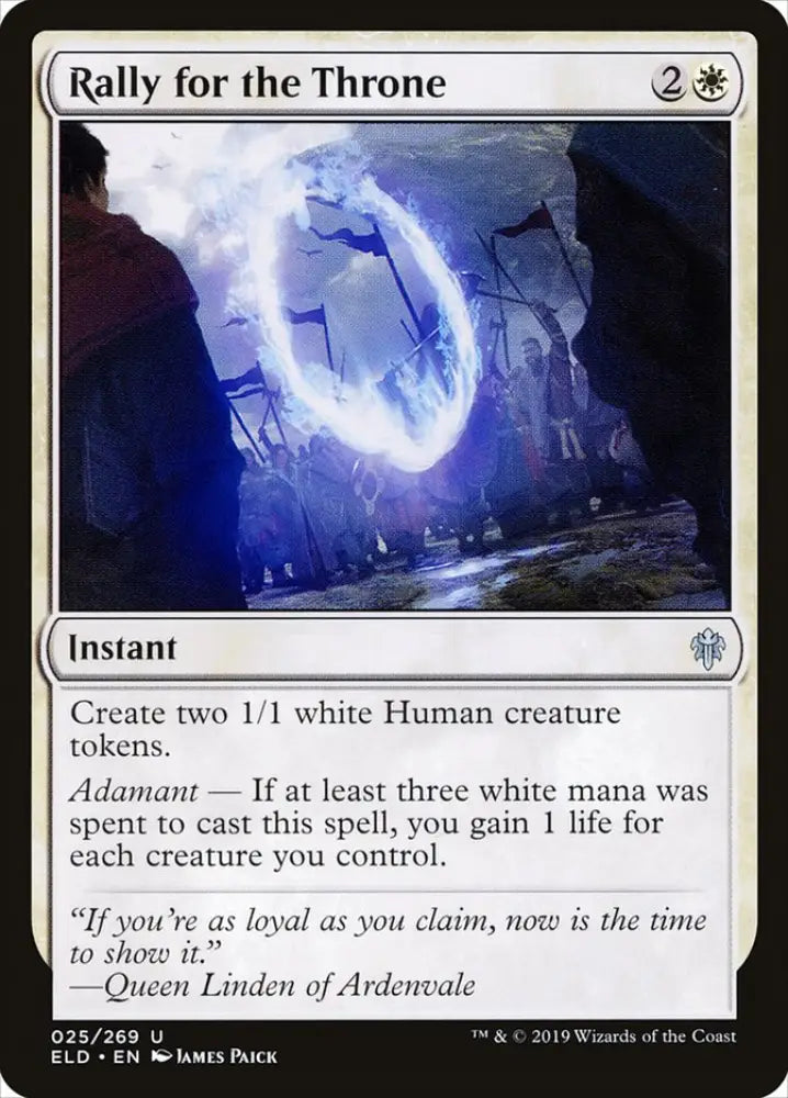 Rally for the Throne [Throne of Eldraine] - MTG Single