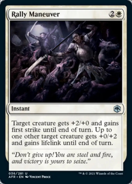 Rally Maneuver [Dungeons & Dragons: Adventures in the Forgotten Realms] - MTG Single