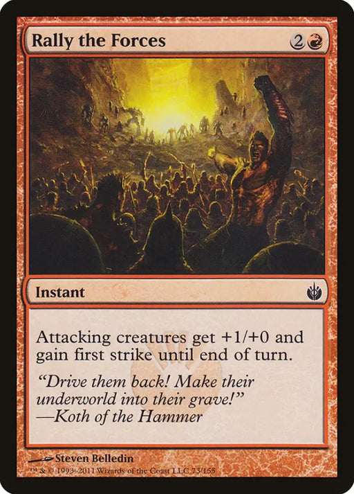 Rally the Forces [Mirrodin Besieged] - MTG Single