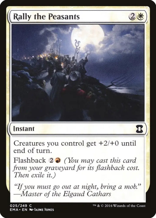 Rally the Peasants [Eternal Masters] - MTG Single