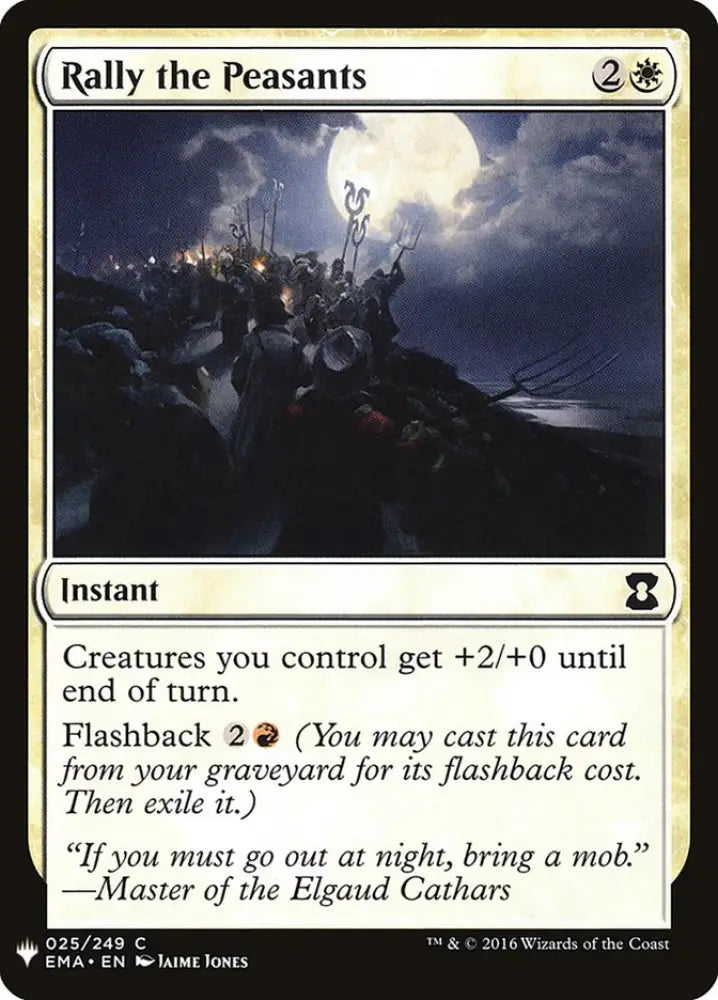 Rally the Peasants [Mystery Booster] - MTG Single