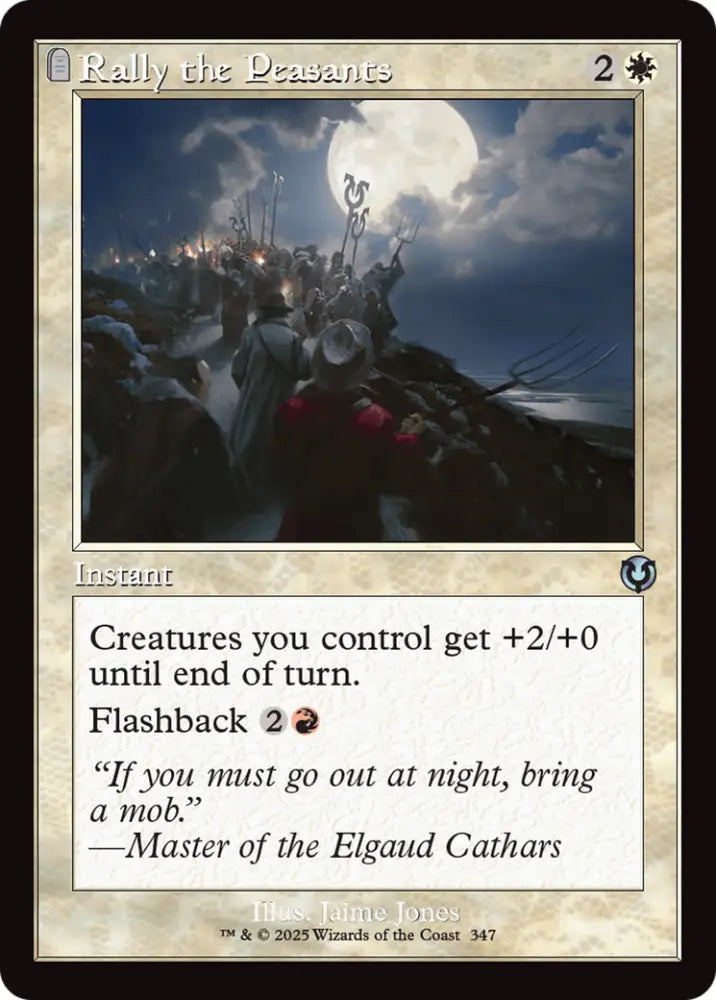 Rally the Peasants (Retro Frame) [Innistrad Remastered] - MTG Single