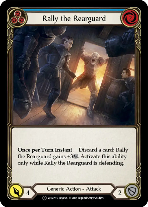 Rally the Rearguard (Blue) [Monarch Unlimited] Unlimited Normal - Flesh And Blood Single
