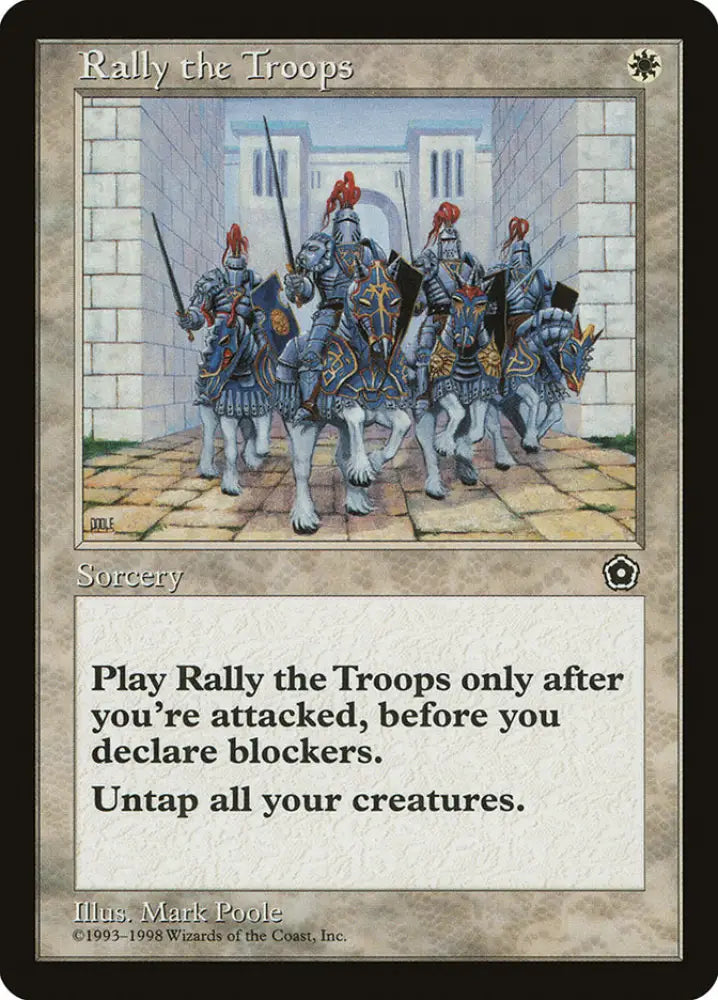Rally the Troops [Portal Second Age] - MTG Single