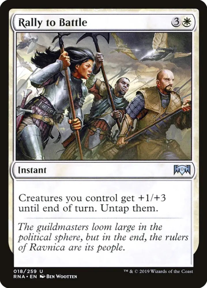 Rally to Battle [Ravnica Allegiance] - MTG Single