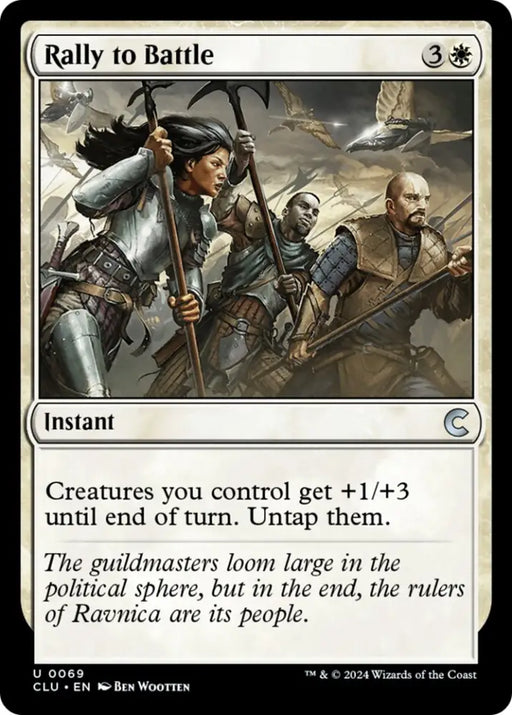 Rally to Battle [Ravnica: Clue Edition] - MTG Single
